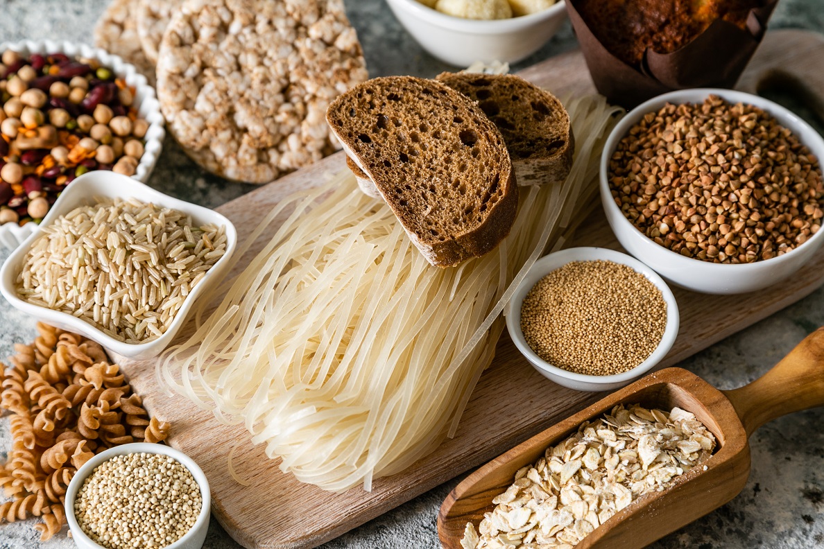 Canva Selection of Grains and Carbohydrates for People with Gluten Intolerance